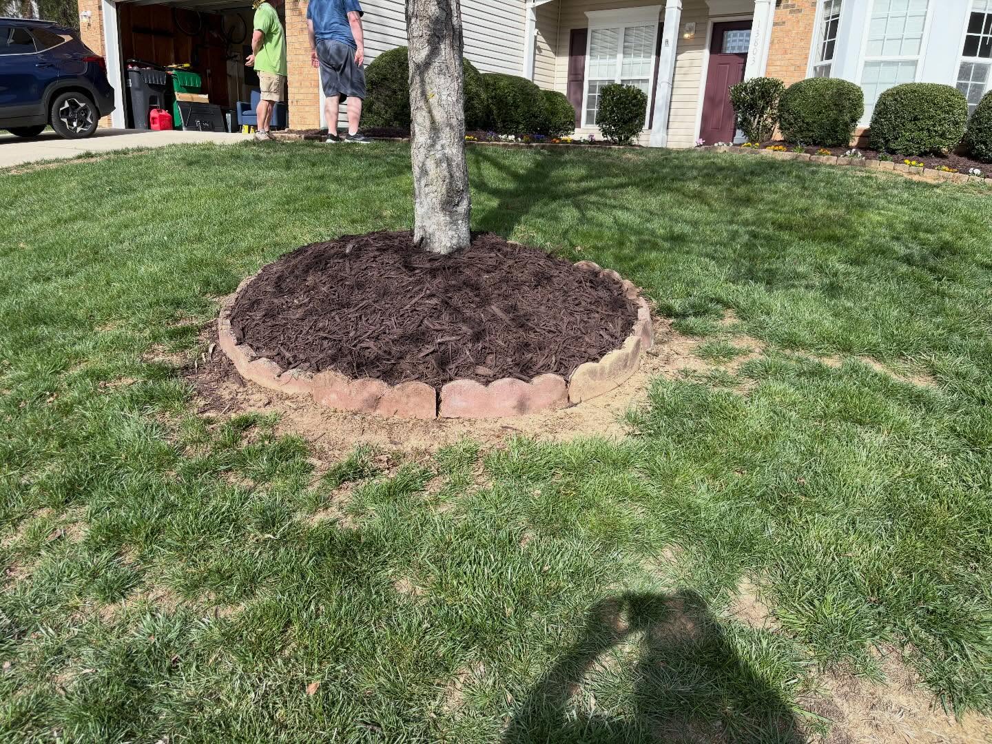 Landscaping work sample